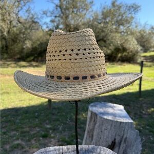 Genuine Palm Braid Straw Hat